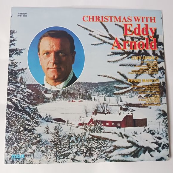 Vintage Christmas with Eddy Arnold & Henry Mancini vinyl record 1974 - Picture 2 of 9